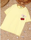 Tricou Ciresele, model cu galben picture - 3