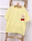 Tricou Ciresele, model cu galben picture - 6