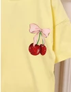 Tricou Ciresele, model cu galben picture - 7
