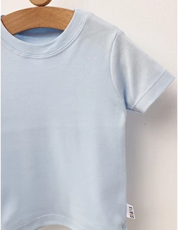 Tricou copii, 100% bumbac, blue