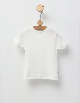 Tricou copii, 100% bumbac, ecru