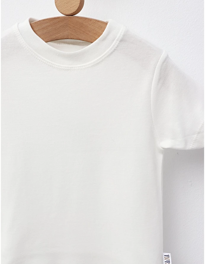 Tricou copii, 100% bumbac, ecru picture - 2