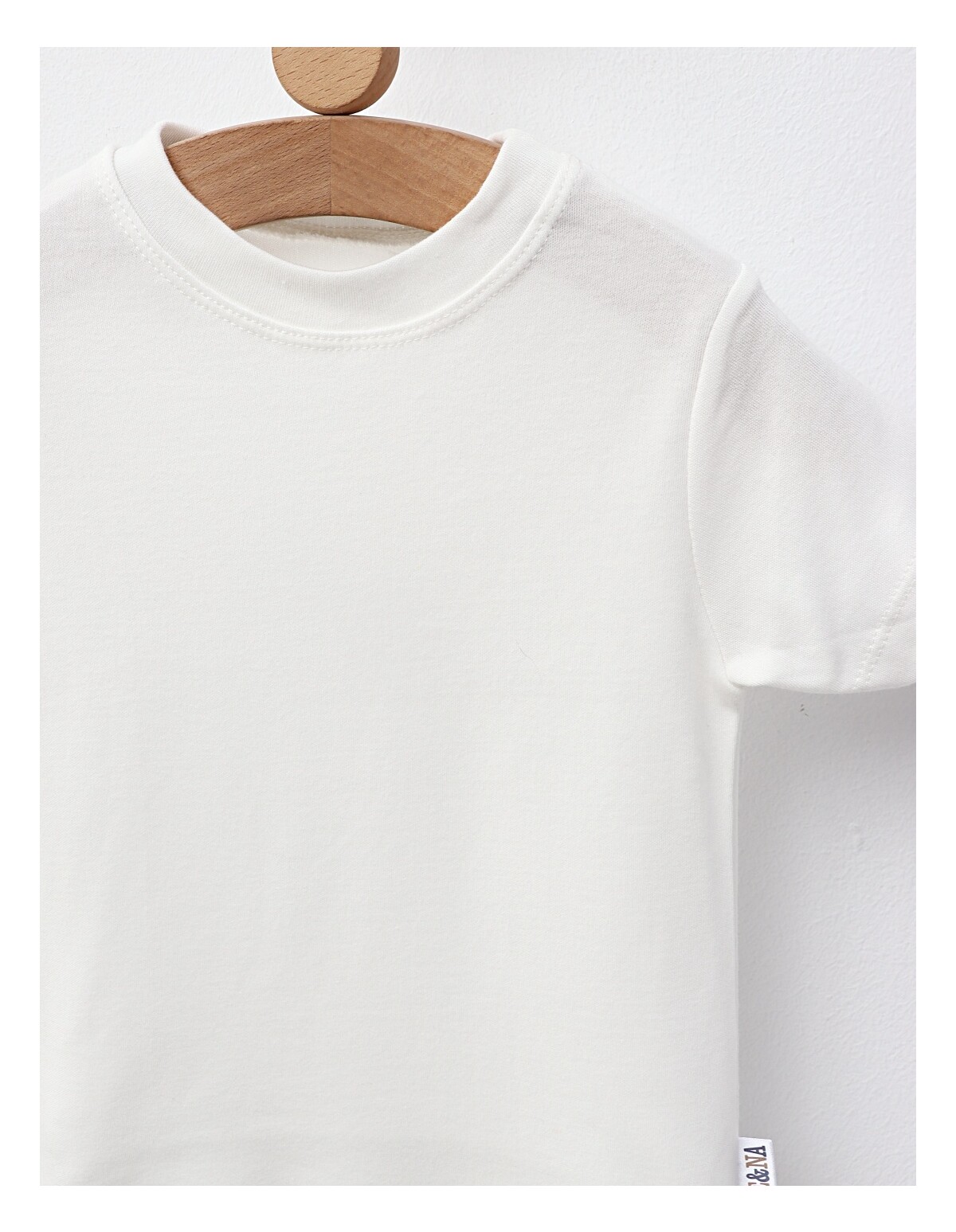 Tricou copii, 100% bumbac, ecru