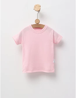 Tricou copii, 100% bumbac, roz