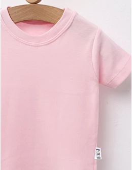 Tricou copii, 100% bumbac, roz