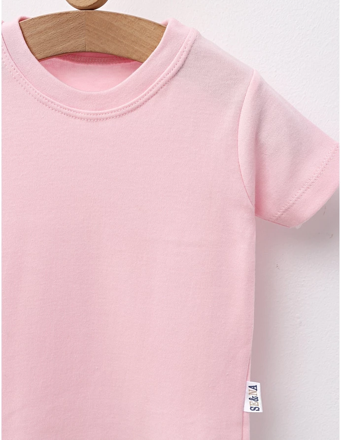 Tricou copii, 100% bumbac, roz picture - 2