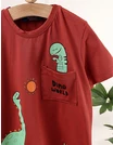 Tricou Dino World, model maro picture - 2