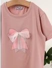 Tricou Fundita cu Sclipici, roz-prafuit picture - 2