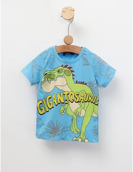 Tricou Gigantosaurus, model albastru