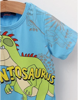 Tricou Gigantosaurus, model albastru