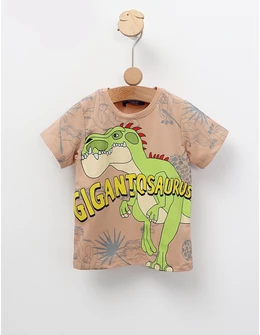 Tricou Gigantosaurus, model bej