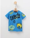 Tricou Happy Bear, model albastru picture - 1