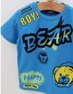 Tricou Happy Bear, model albastru picture - 3