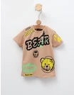 Tricou Happy Bear, model bej picture - 1