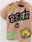 Tricou Happy Bear, model bej picture - 3