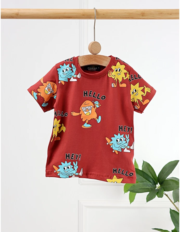 Tricou Hello Stars, model maro picture - 3