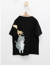 Tricou Lazy Cat, model negru picture - 3