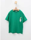 Tricou Lazy Cat, model verde picture - 1