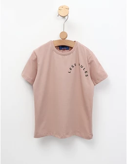 Tricou Less Rules, model bej