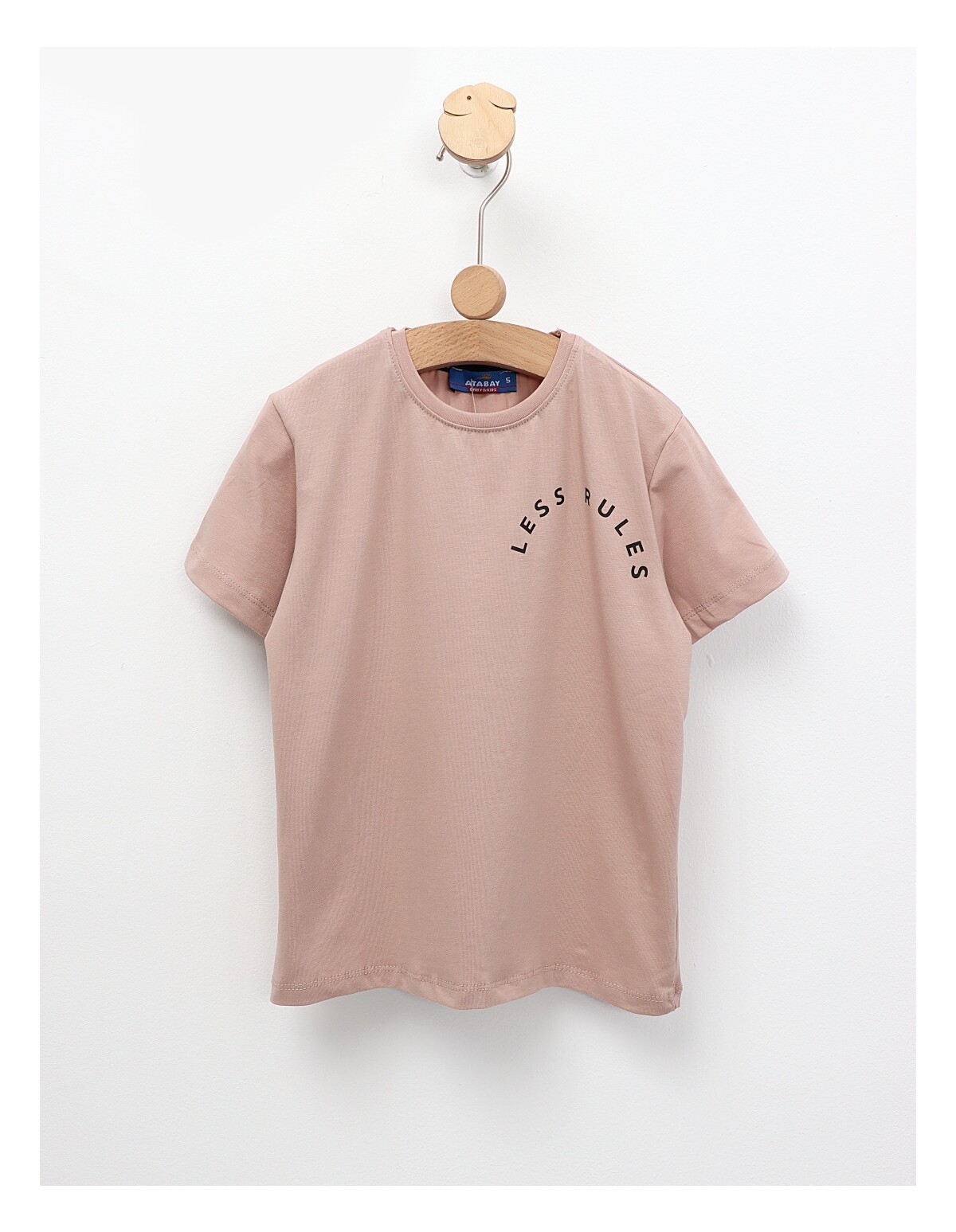 Tricou Less Rules, model bej