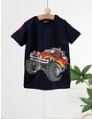 Tricou Monster Truck, cu bleumarin picture - 1