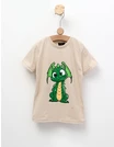 Tricou Moon Dragon, model bej picture - 1