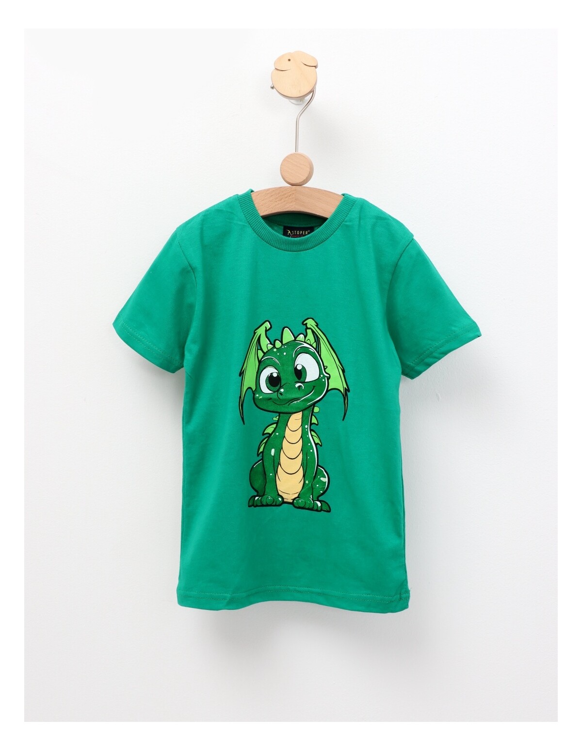 Tricou Moon Dragon, model verde