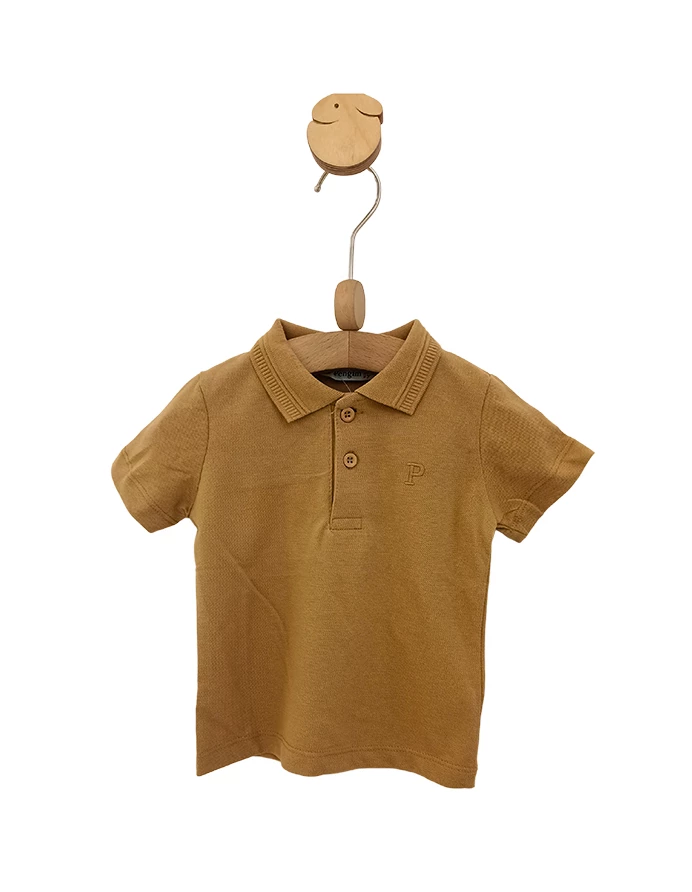 Tricou pentru copii POLO Molet, bej picture - 4