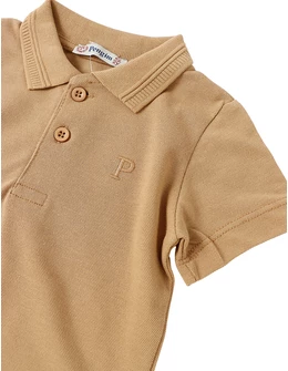 Tricou pentru copii POLO Molet, bej