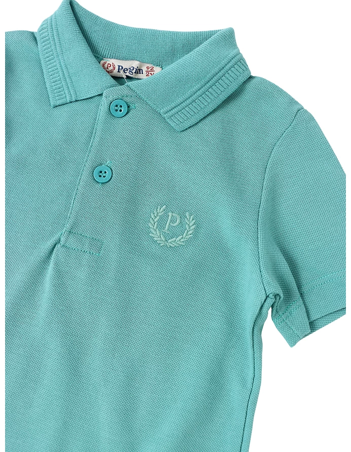 Tricou pentru copii POLO Molet, verde picture - 3