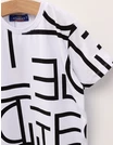 Tricou premium Litere, model alb picture - 3