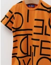 Tricou premium Litere, model portocaliu picture - 3