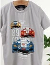 Tricou Race Fast Cars, model gri picture - 2