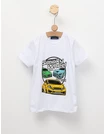 Tricou Smoky Wheel, model alb picture - 1