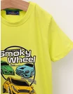 Tricou Smoky Wheel, model galben picture - 2