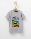 Tricou Smoky Wheel, model gri picture - 1