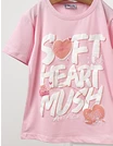 Tricou Soft Heart, model roz picture - 2