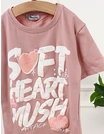 Tricou Soft Heart, model roz-prafuit picture - 2