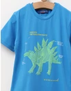 Tricou Stegosaurus, model albastru picture - 2