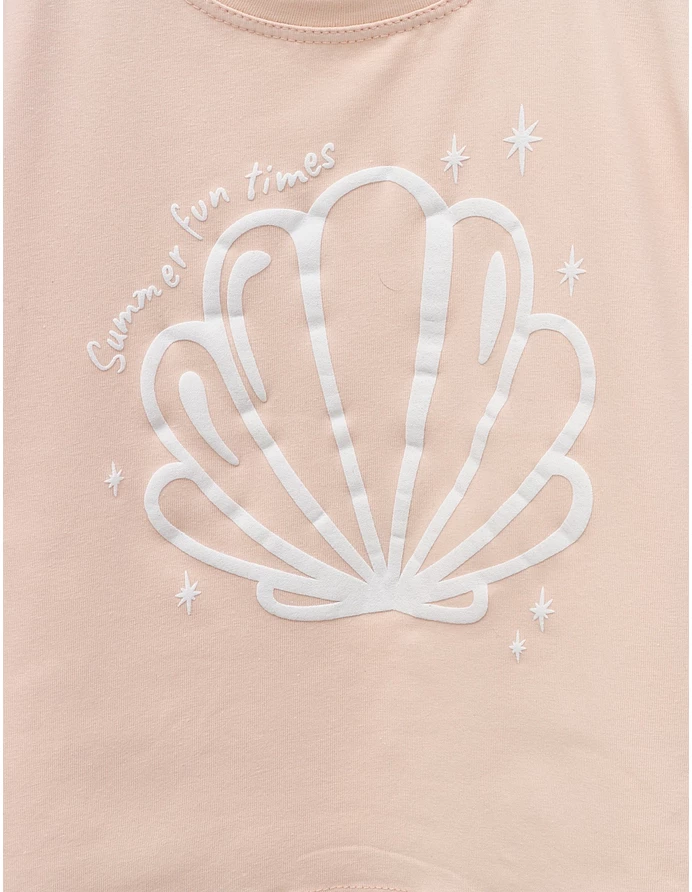 Tricou Summer Fun Times, bej picture - 3