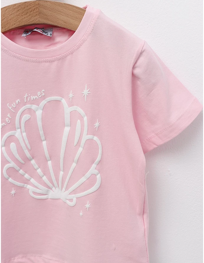 Tricou Summer Fun Times, roz-deschis picture - 2