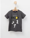 Tricou Sun All Day, Enjoy cu gri-inchis picture - 1