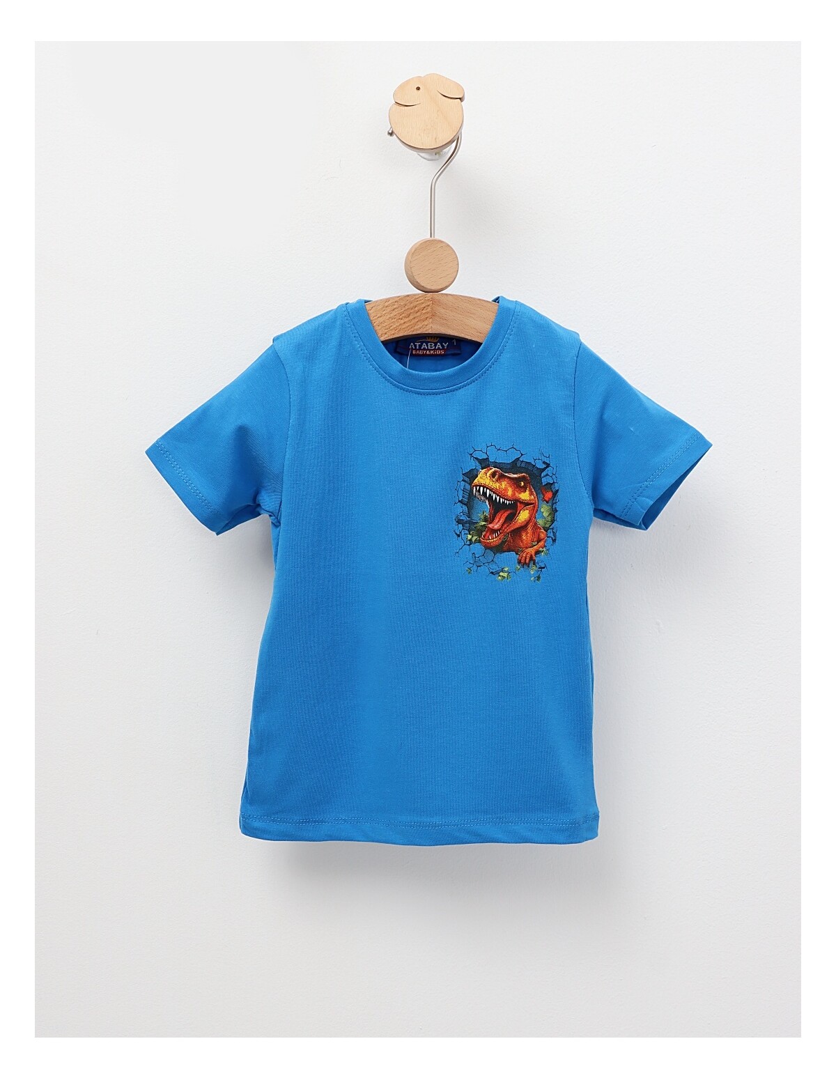Tricou Tiranozaur REX, model albastru