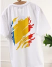 Tricou Tricolor Romania, alb picture - 4
