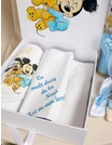 Trusou, lumanare si cutie botez Mickey 4
