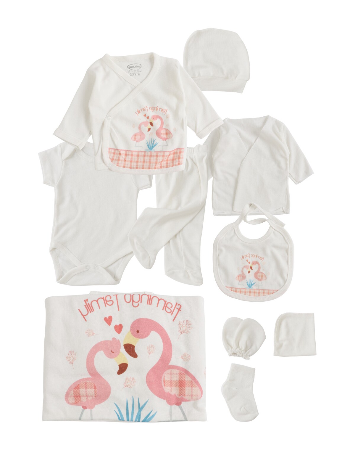 Trusou nou nascut, Flamingo Family, cu roz