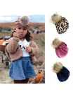 Turban catifelat albastru-gri cu blanita artificiala picture - 2