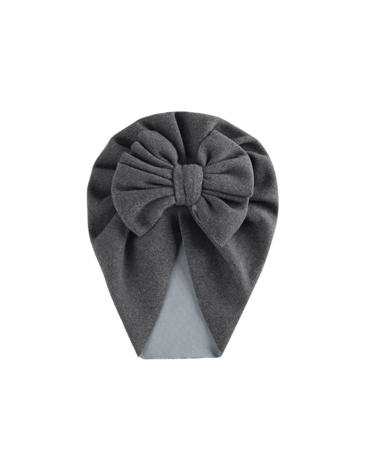 Turban cu fundita SELLY gri MD7
