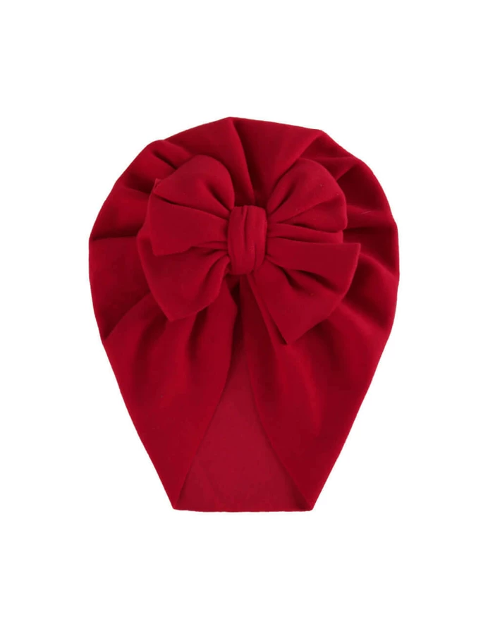 Turban cu fundita SELLY rosu MD1 picture - 6
