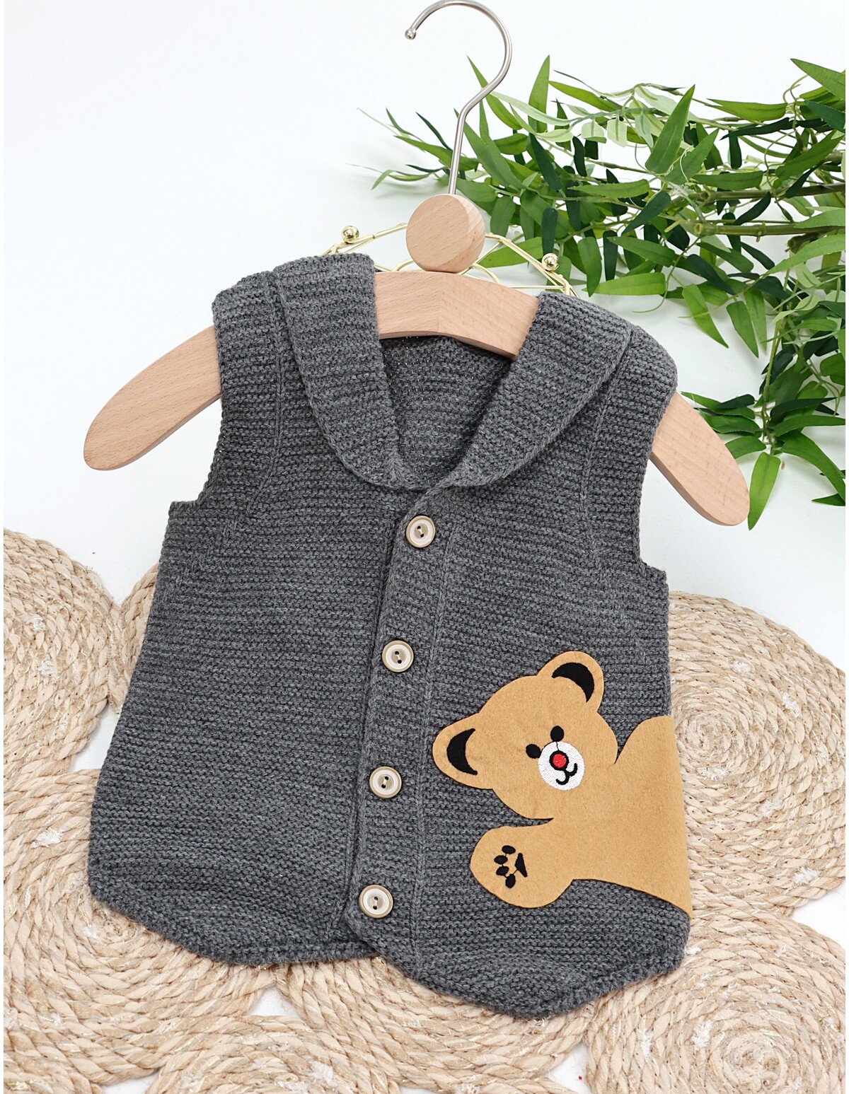 Vesta HIDEN BEAR gri-inchis